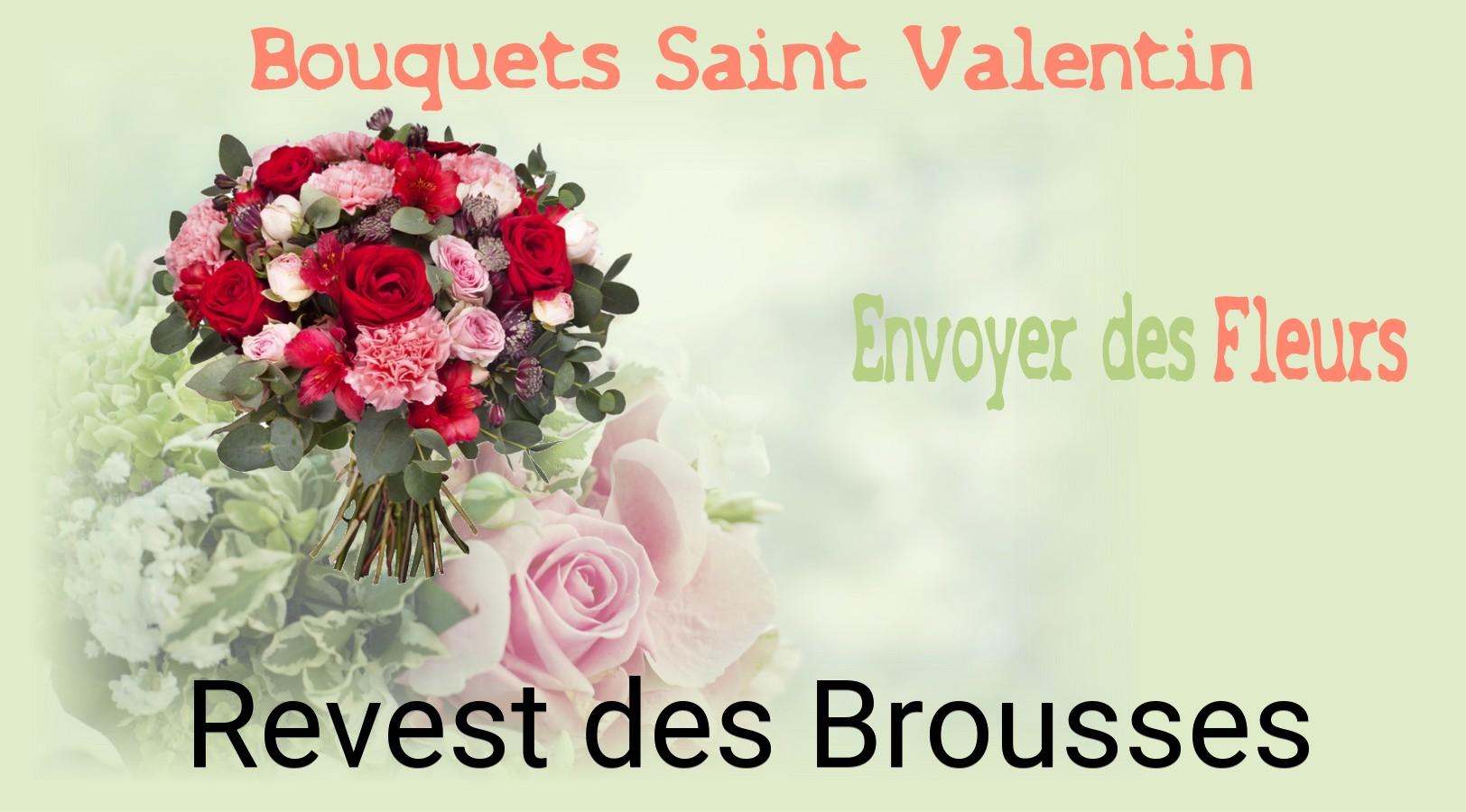 Roses de Saint-Valentin livrées à Revest-des-Brousses